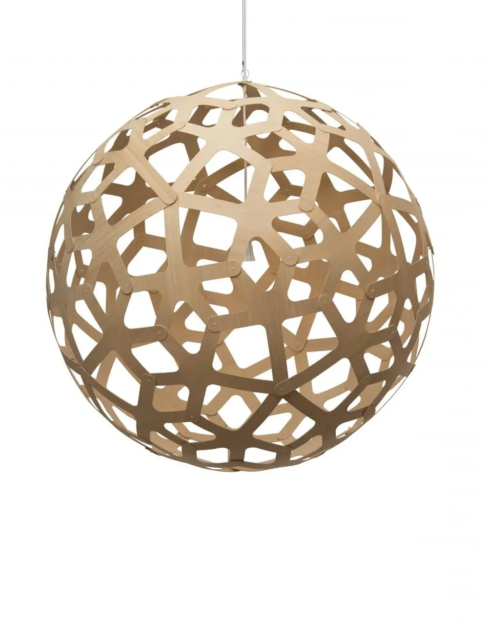Coral Large Pendant Light - Natural, Bamboo