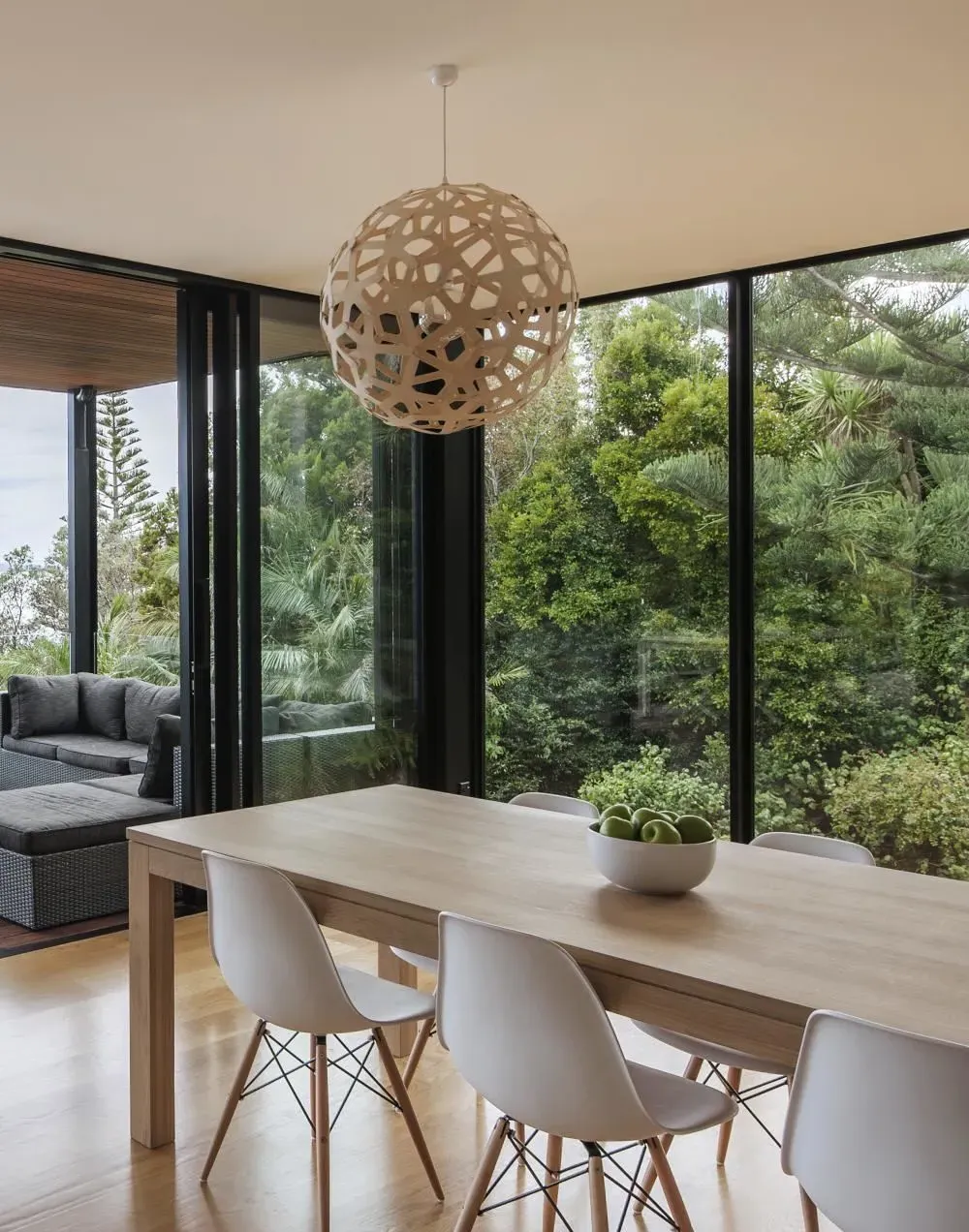 Coral Large Pendant Light - Natural, Bamboo