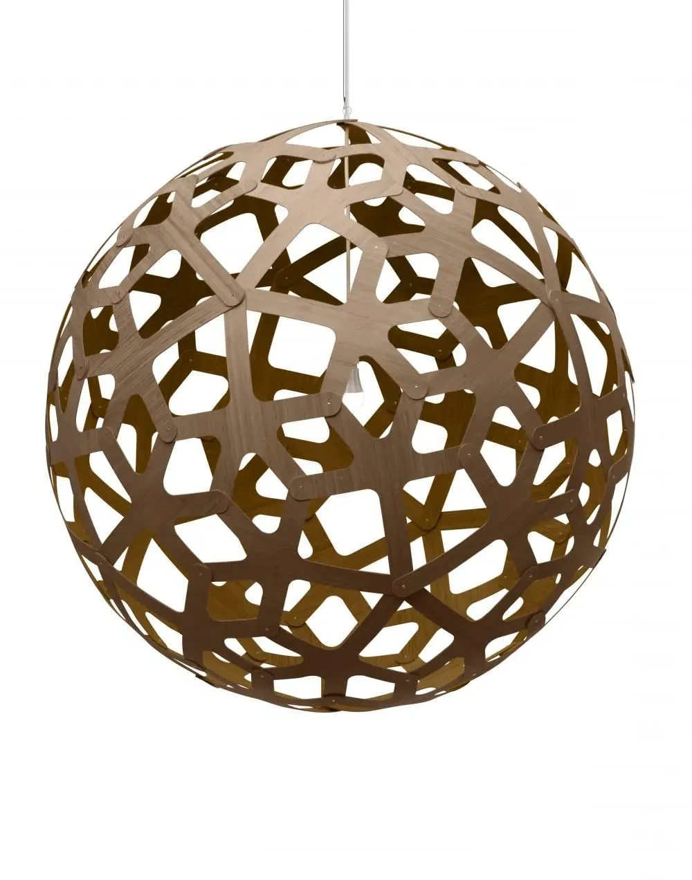Coral Large Pendant Light - Natural, Bamboo
