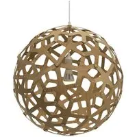 Coral Medium Pendant Light - Natural, Bamboo