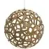 Coral Medium Pendant Light - Natural, Bamboo