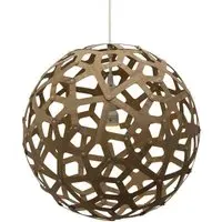 Coral Small Pendant Light - Natural, Bamboo