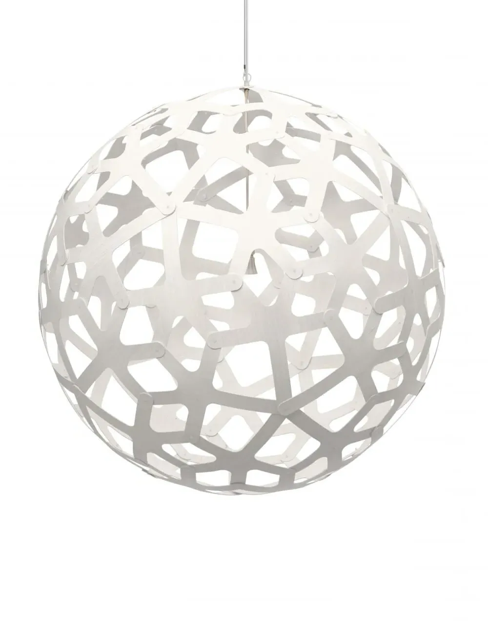 Extra Large Coral Pendant Light - Black, Bamboo