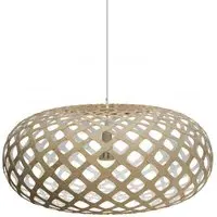 Extra Large Pendant Light - White, Bamboo