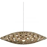 Flax Small Pendant Light - Natural, Bamboo
