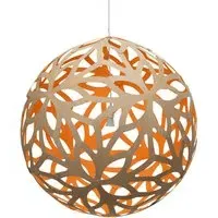 Floral Extra Extra Large Pendant Light - Orange, Bamboo