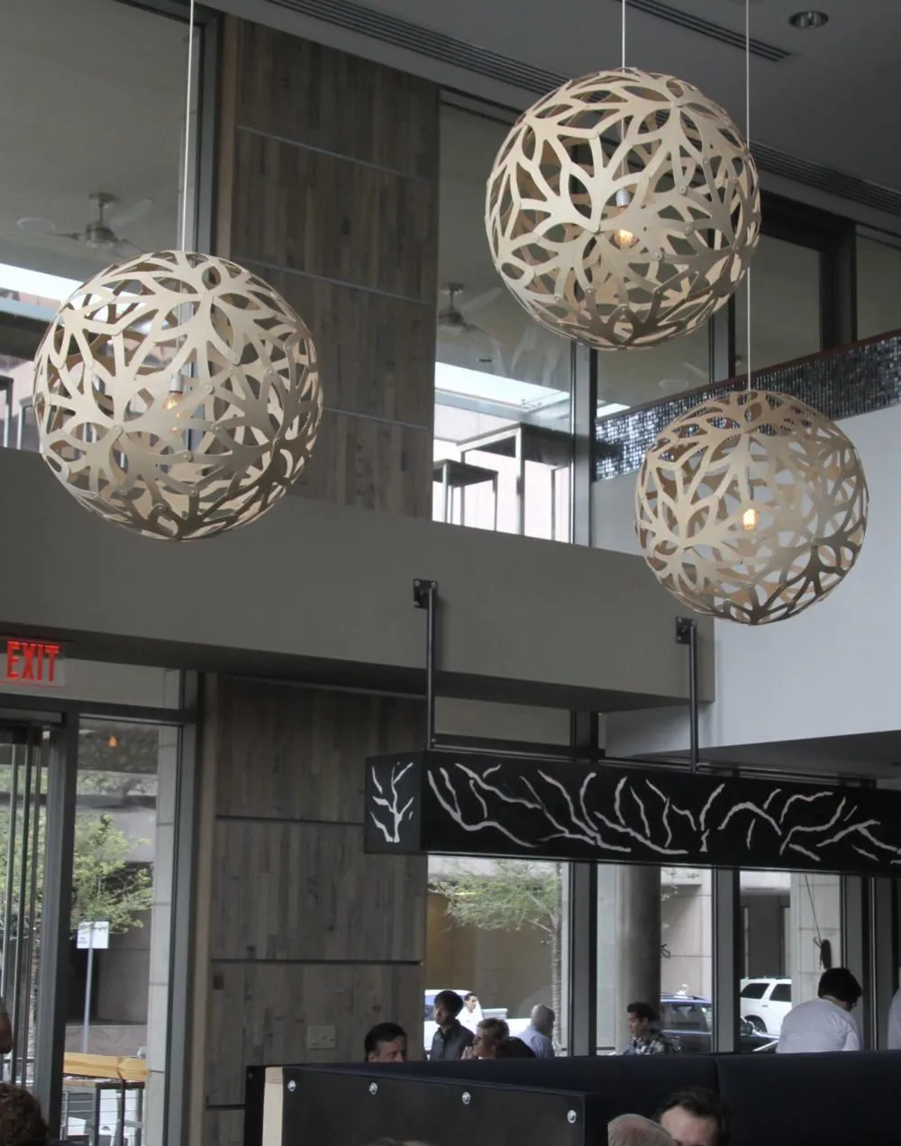 Floral Giant Pendant Light - Natural, Bamboo