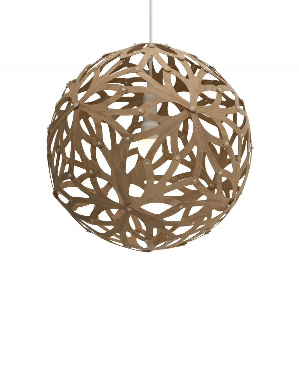 Floral Giant Pendant Light - Natural, Bamboo