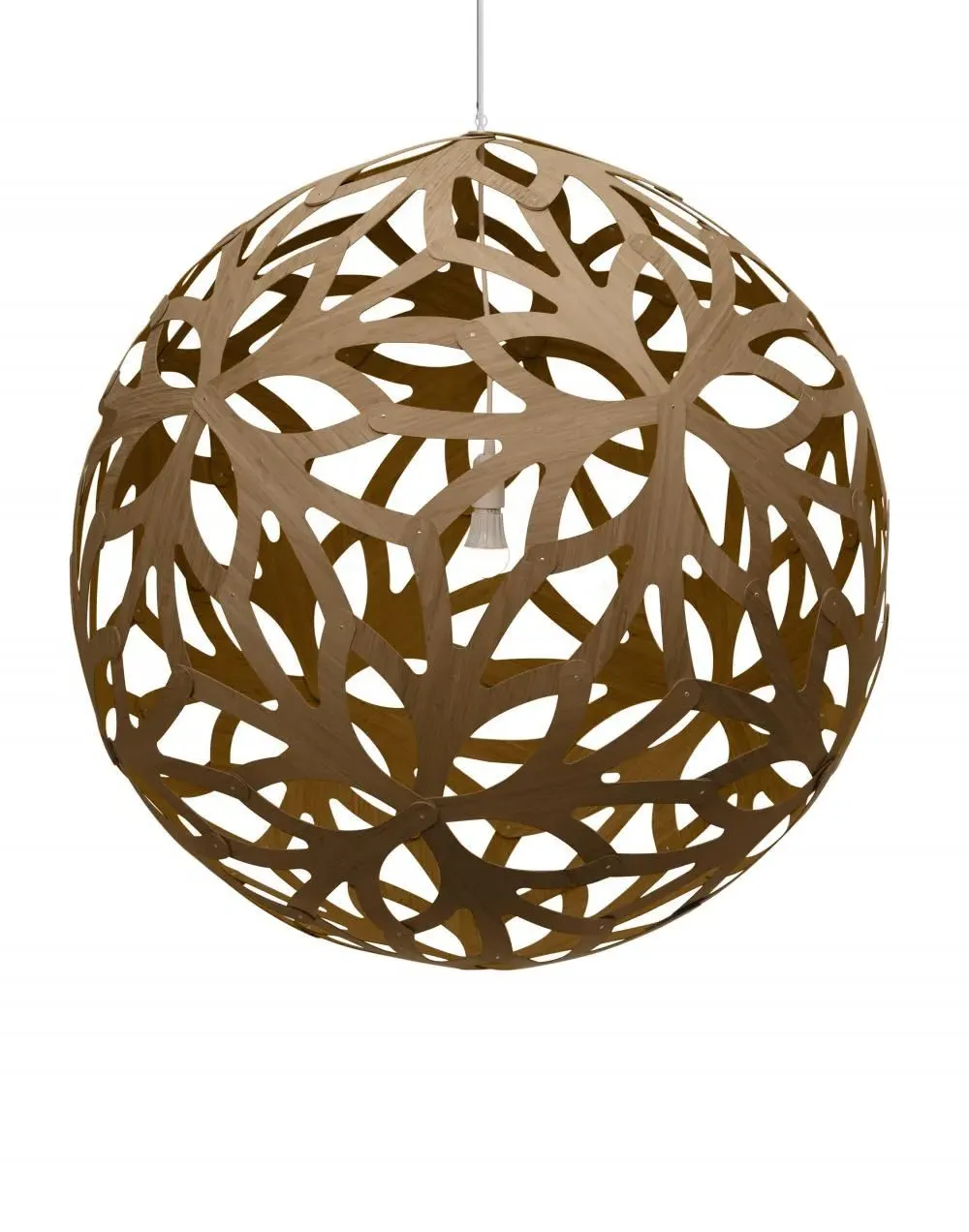 Floral Giant Pendant Light - Natural, Bamboo