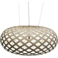 Giant Pendant Light - White, Bamboo