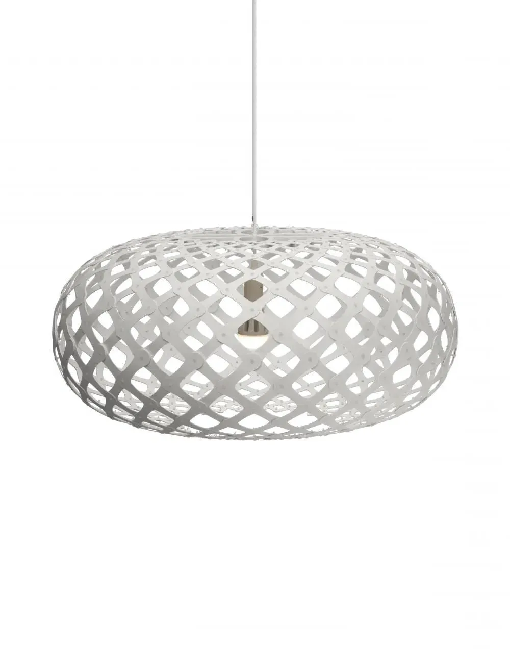 Giant Pendant Light - White, Bamboo