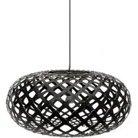Kina Extra Large Pendant Light - Black, Bamboo