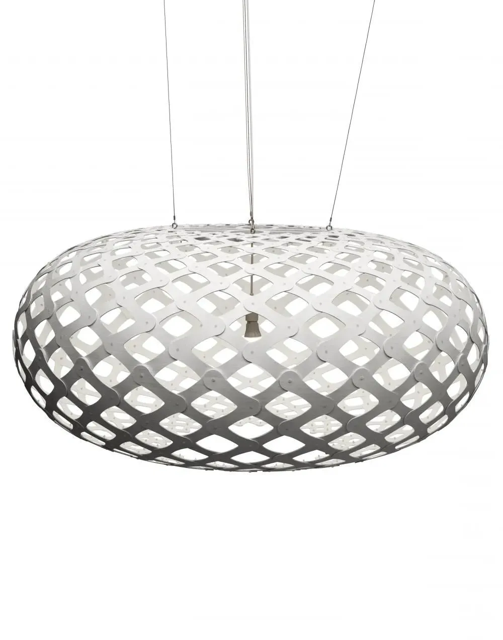Kina Large Pendant Light - Black, Bamboo