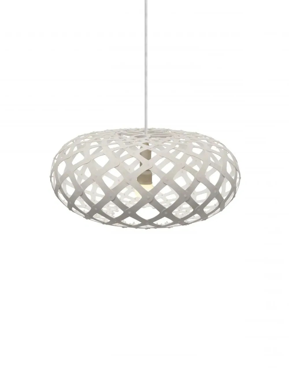 Kina Small Pendant Light - Black, Bamboo