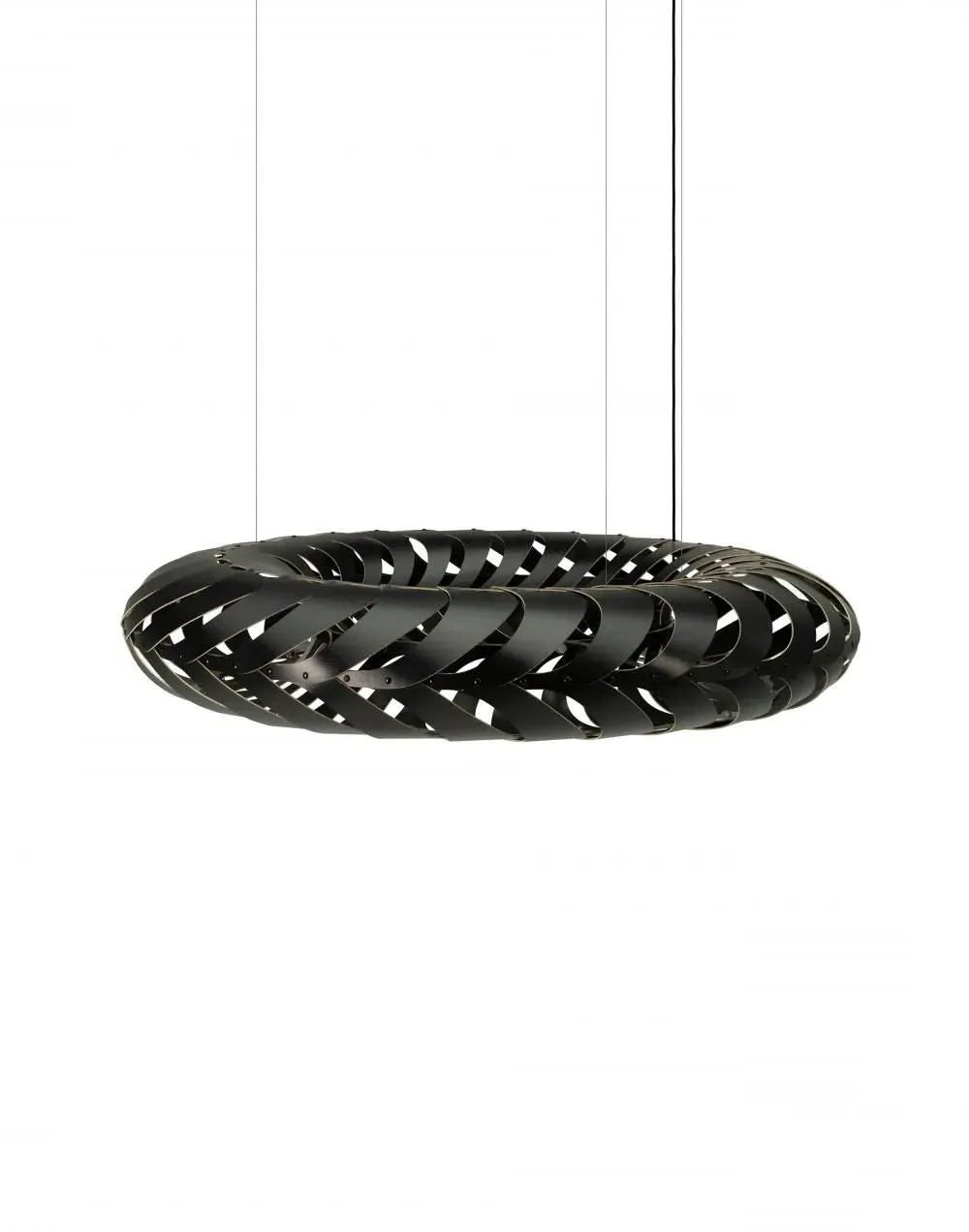 Large Pendant Light 2-Sided Design - Black