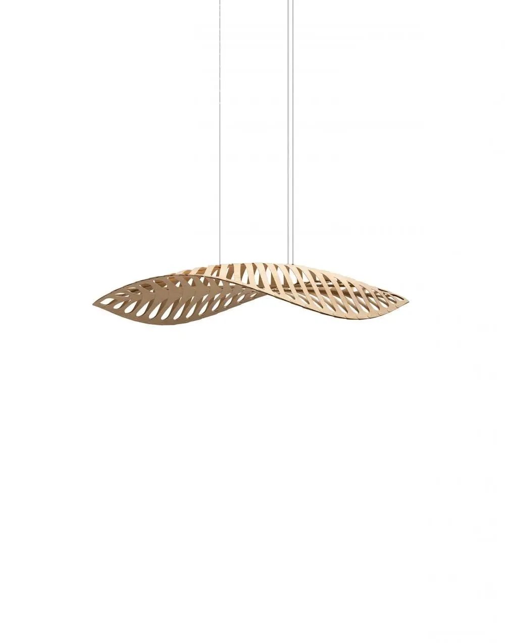 Large Pendant Light - Bamboo Plywood