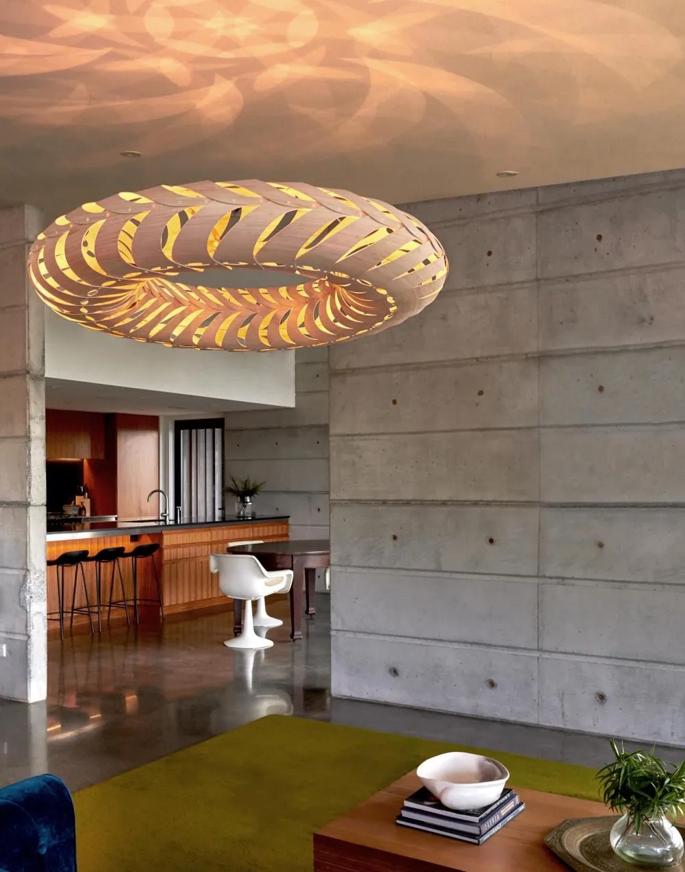 Large Pendant Light - Natural, Bamboo