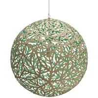 Large Pendant Light Single Side - Aqua