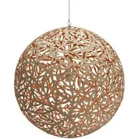 Large Pendant Light Single Side - Pink