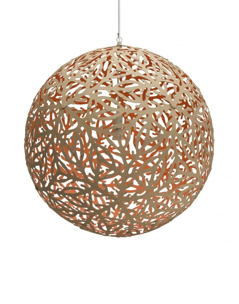 Large Pendant Light Single Side - Pink