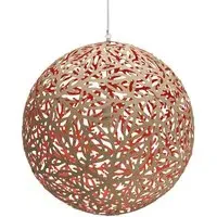 Large Pendant Light Single Side - Red