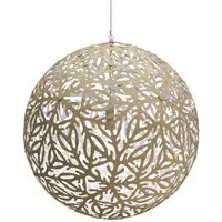 Large Pendant Light Single Side - White