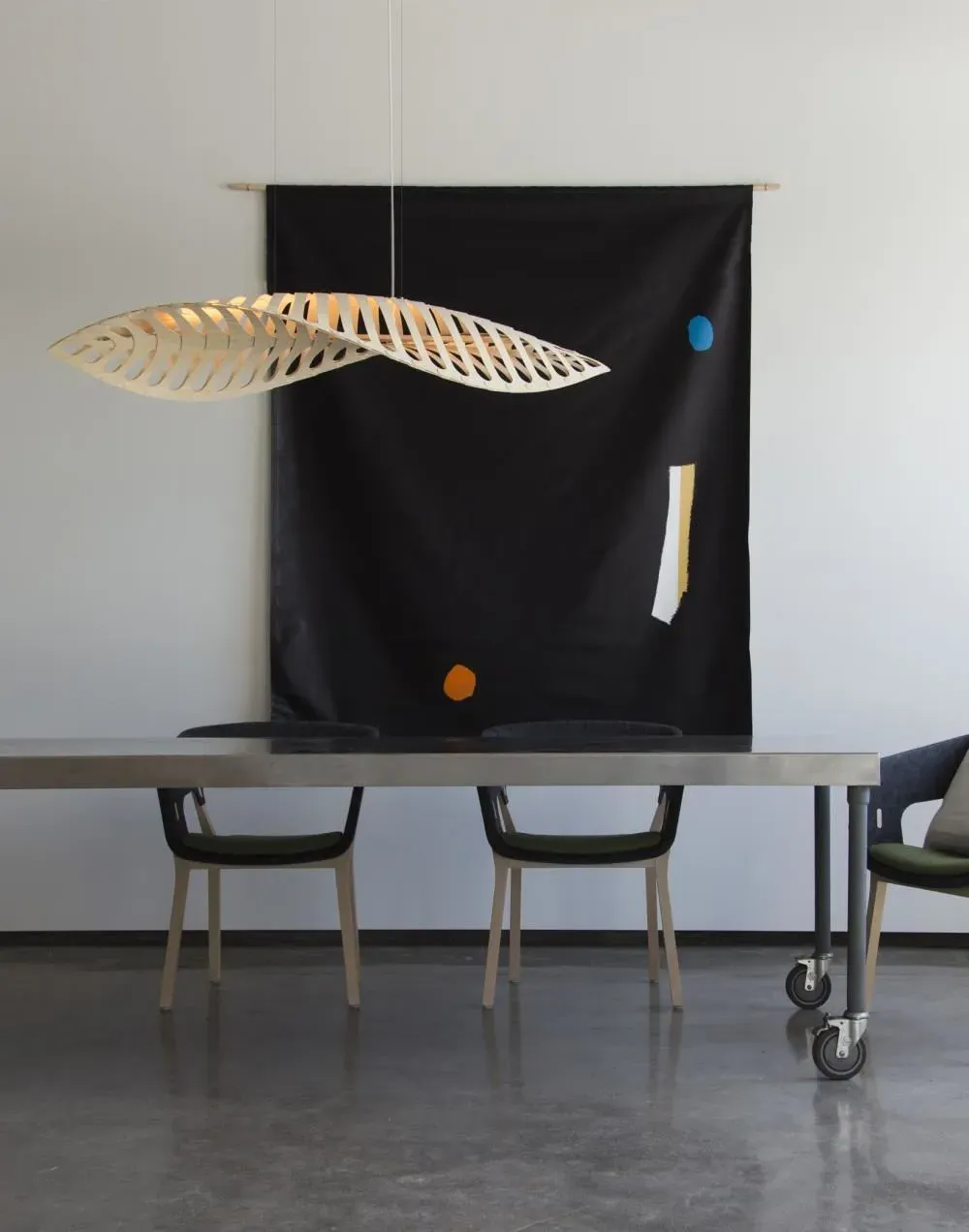 Medium Pendant Light - Bamboo Plywood