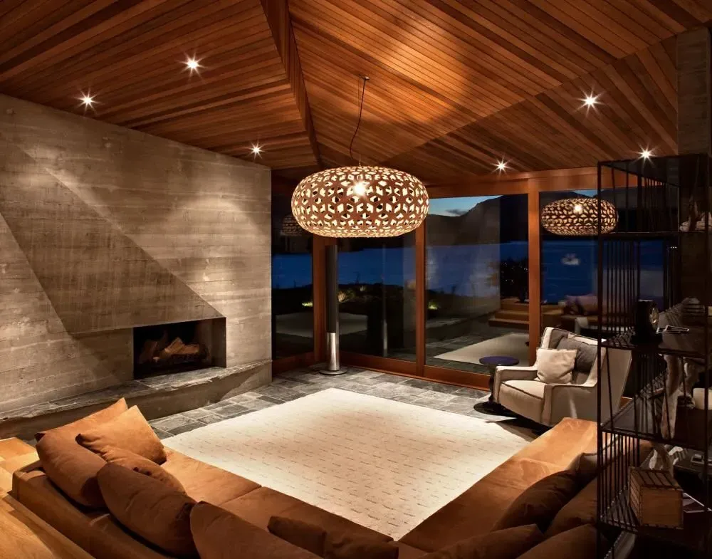 Medium Pendant Light - Natural, Bamboo