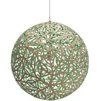 Medium Pendant Light Single Side - Aqua