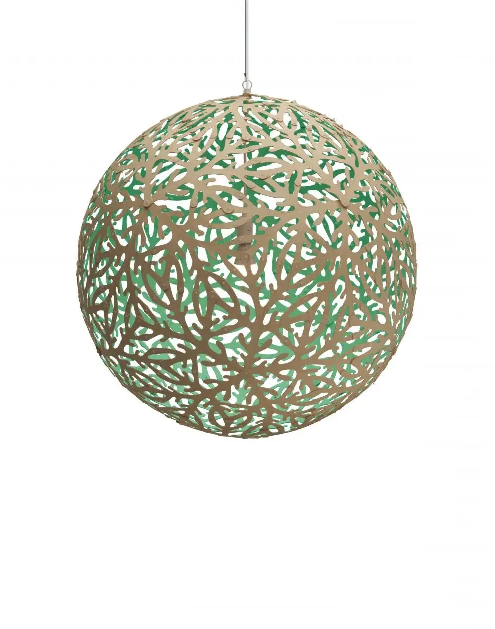 Medium Pendant Light Single Side - Aqua
