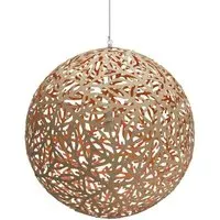 Medium Pendant Light Single Side - Pink