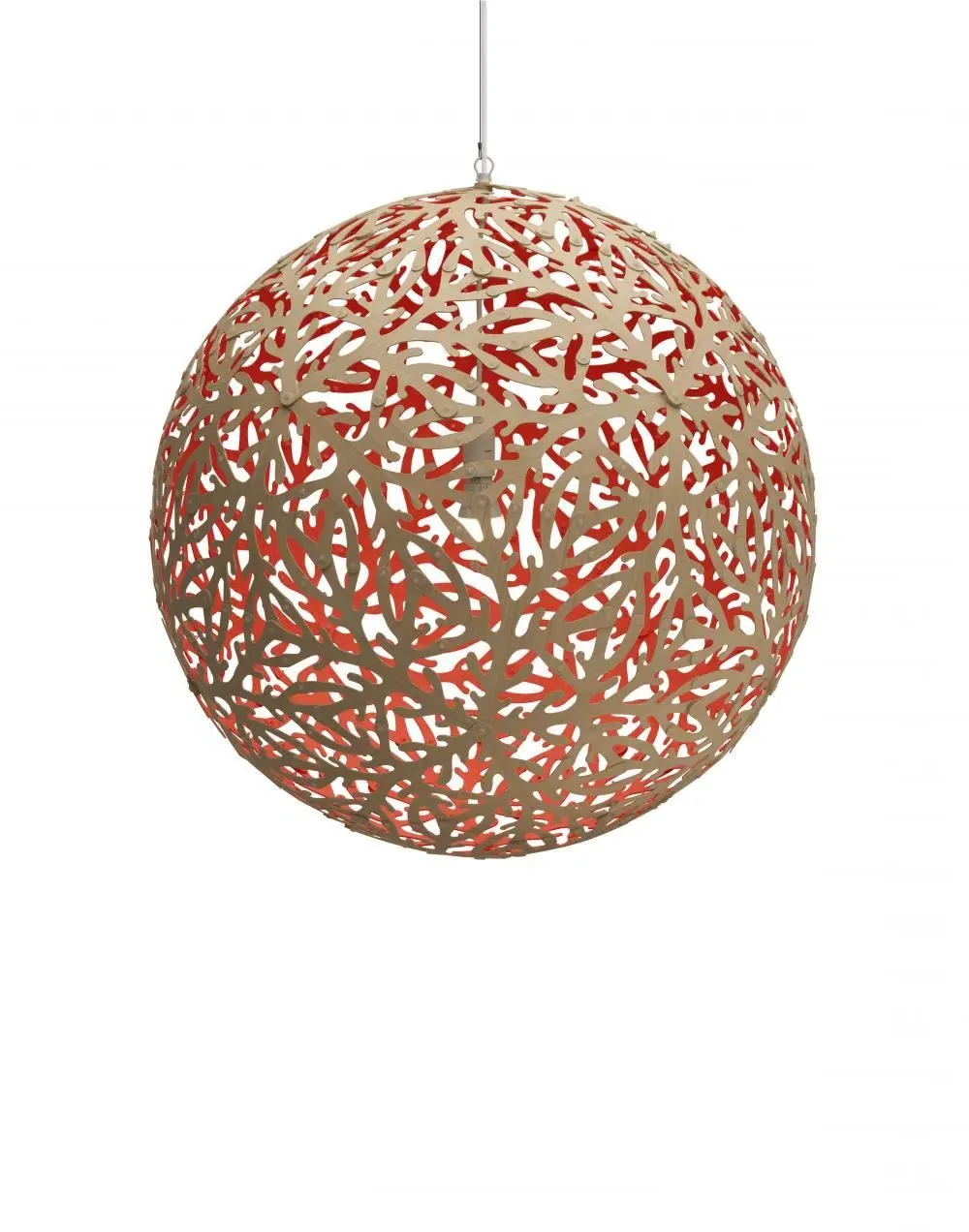 Medium Pendant Light Single Side - Red