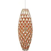 Medium Pendant Light with Interior Color - Red
