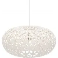 Medium Snowflake Pendant Light - White
