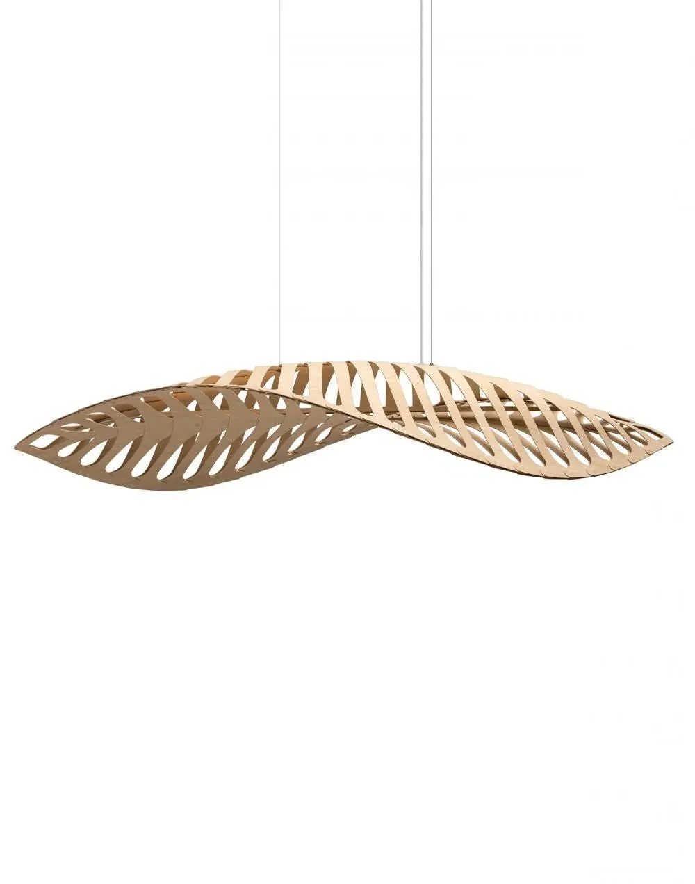 Navicula Small Pendant Light - Bamboo Plywood