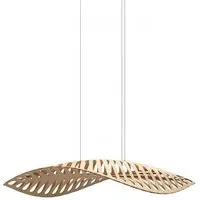 Navicula Small Pendant Light - Bamboo Plywood