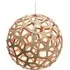 Small Coral Pendant Light - Pink, Bamboo