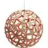 Small Coral Pendant Light - Red, Bamboo