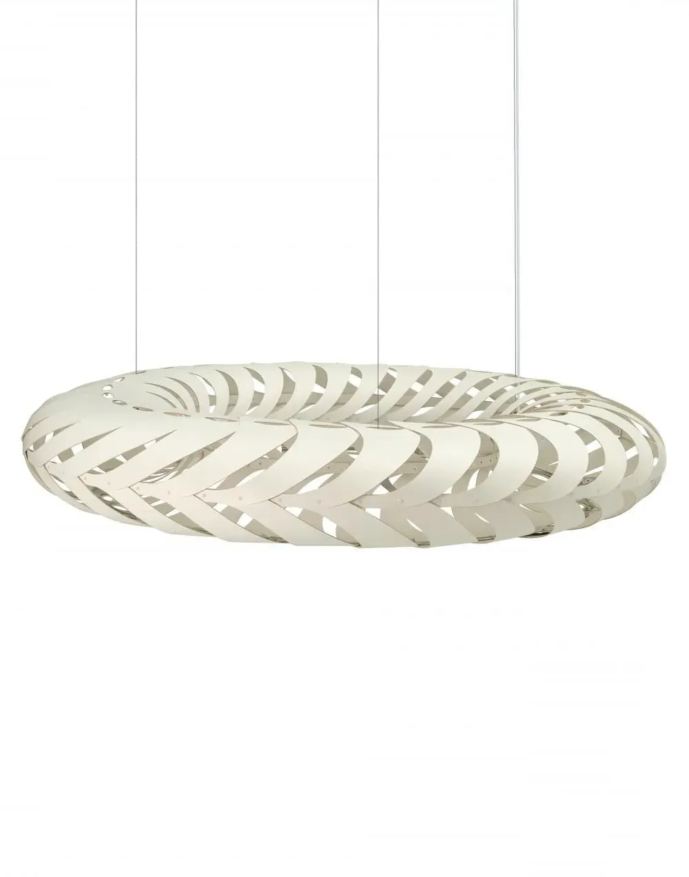 Small Pendant Light 2-Sided Design - White