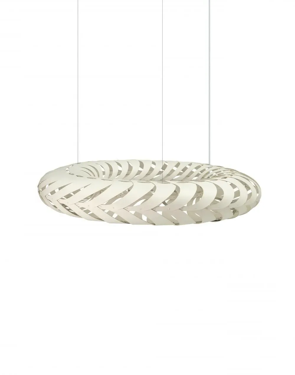 Small Pendant Light 2-Sided Design - White