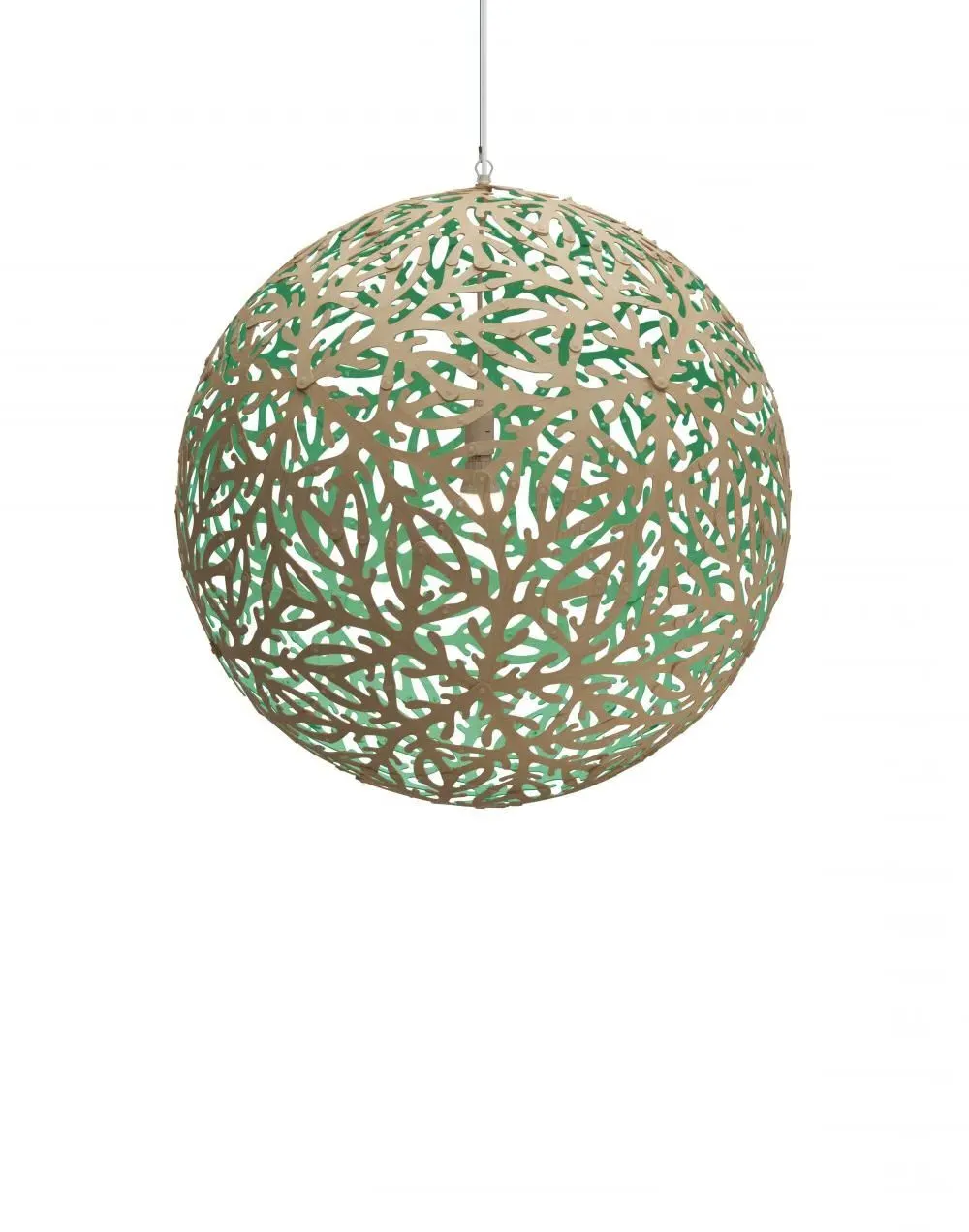 Small Pendant Light Single Side - Aqua