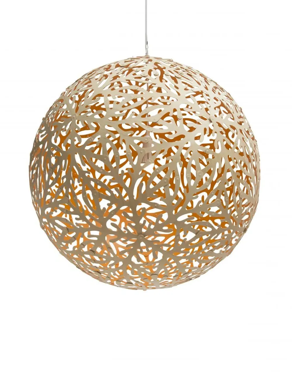 Small Pendant Light Single Side - Orange