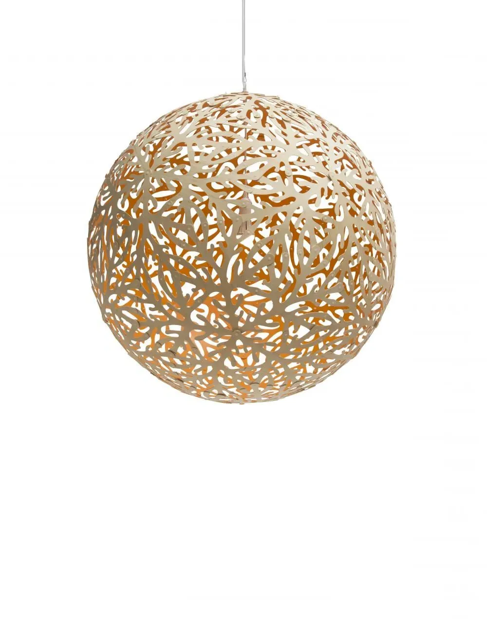Small Pendant Light Single Side - Orange