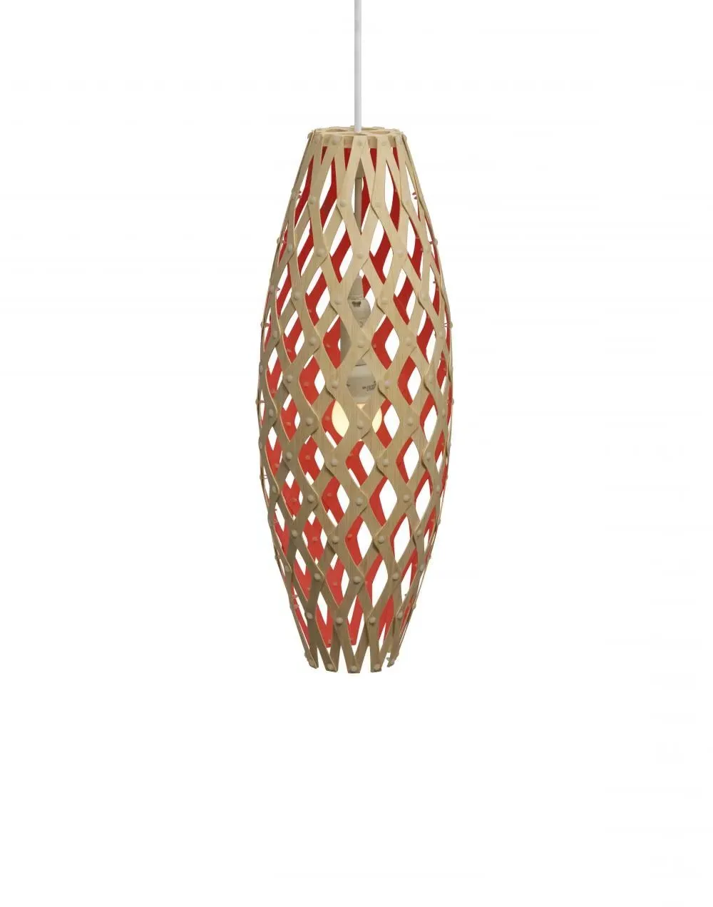 Small Pendant Light with Interior Color - Red image