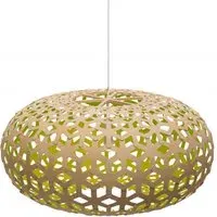 Small Snowflake Pendant Light - Lime