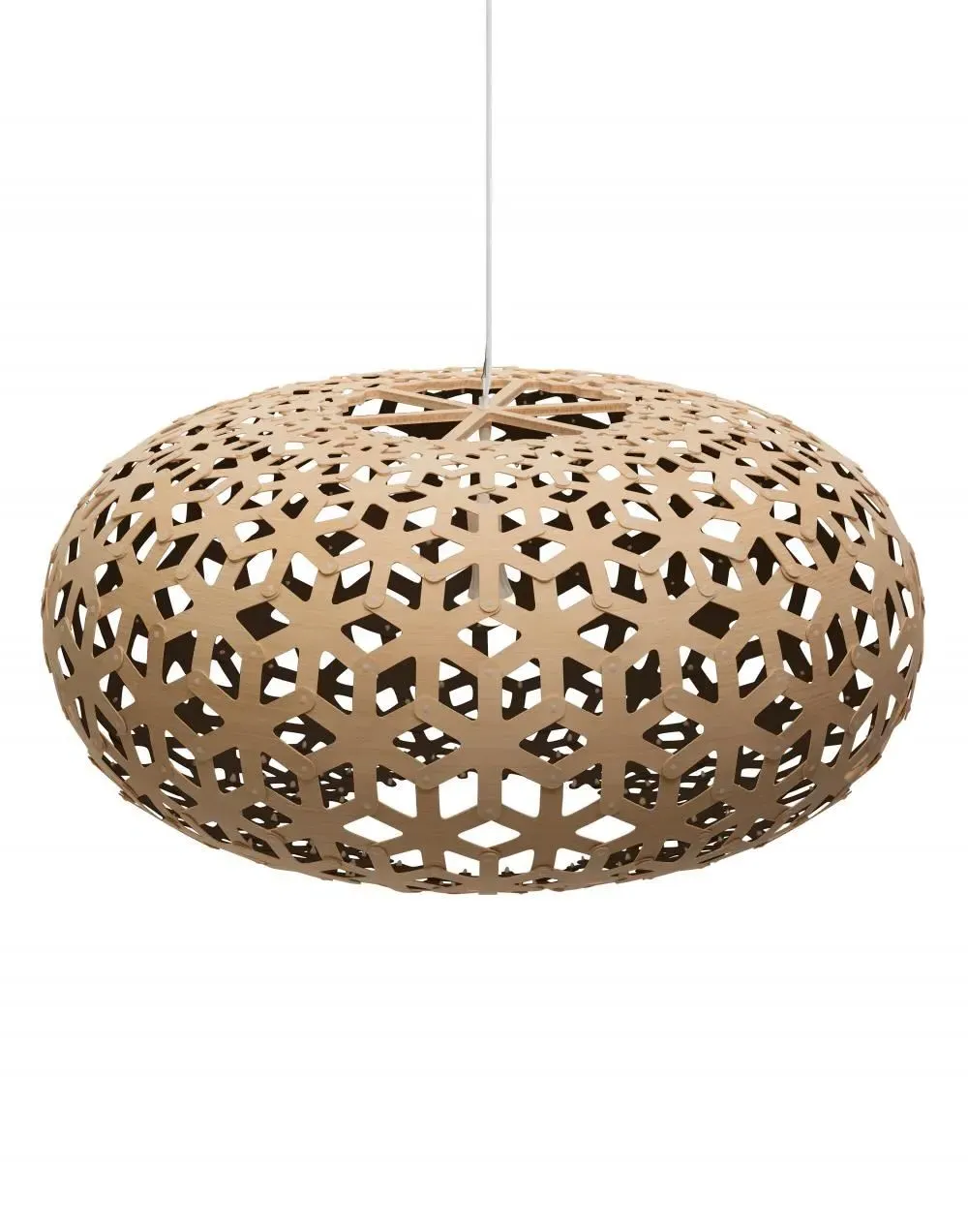 Small Snowflake Pendant Light - Red