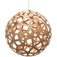 XXL Coral Pendant Light - Pink, Bamboo
