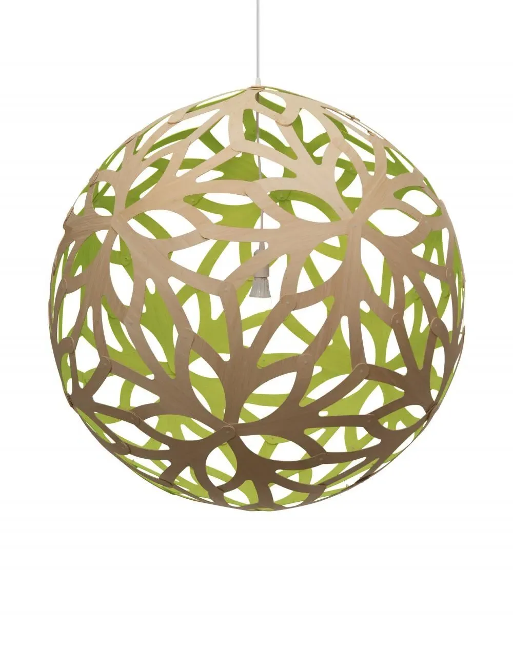 XXL Pendant Light - Aqua, Bamboo