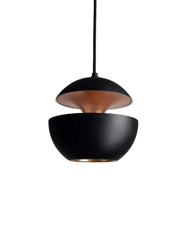 Here Comes the Sun Mini Pendant Light - Black, Copper image