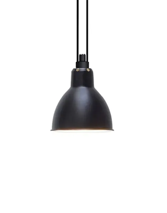 Large Round Pendant Light - Copper, Metal